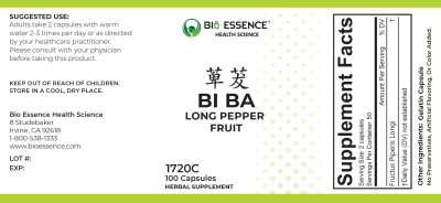 traditional Chinese medicine, herbs, Bioessence, Bi Ba