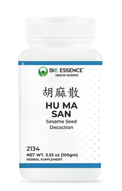traditional Chinese medicine, herbs, Bioessence,  Hu Ma San