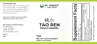 traditional Chinese medicine, herbs, Bioessence, Zi Ran Tong