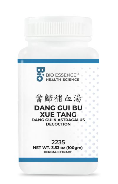 traditional Chinese medicine, herbs, Bioessence,  Dang Gui Bu Xue Tang