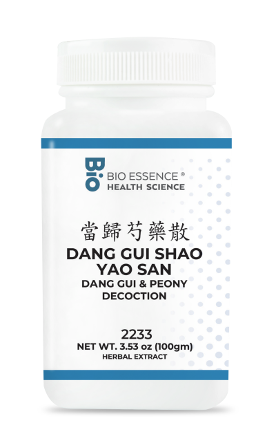 traditional Chinese medicine, herbs, Bioessence,  Dang Gui Shao Yao San