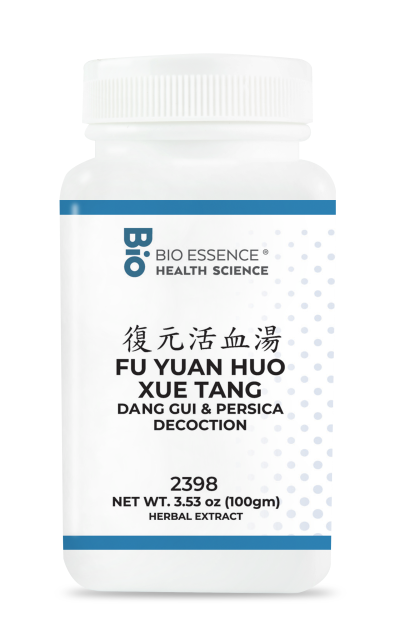 traditional Chinese medicine, herbs, Bioessence,  Fu Yuan Huo Xue Tang