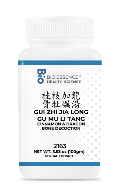 traditional Chinese medicine, herbs, Bioessence,  Gui Zhi Jia Long Gu Mu Li Tang