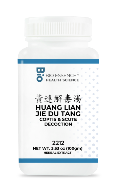 traditional Chinese medicine, herbs, Bioessence,  Huang Lian Jie Du Tang