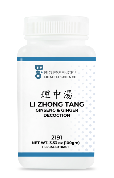 traditional Chinese medicine, herbs, Bioessence,  Li Zhong Tang