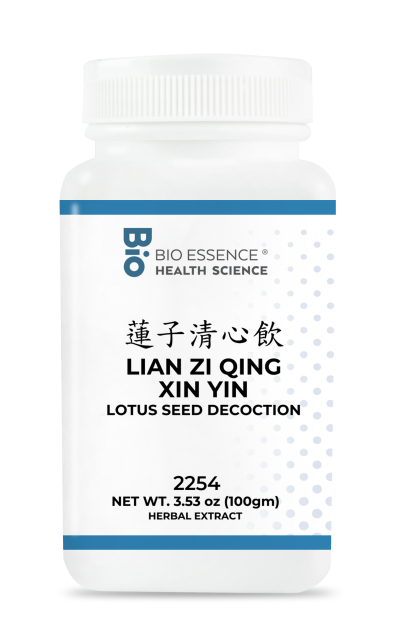 traditional Chinese medicine, herbs, Bioessence,  Lian Zi Qing Xin Yin
