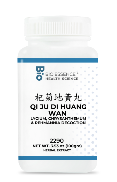 traditional Chinese medicine, herbs, Bioessence,  Qi Ju Di Huang Wan