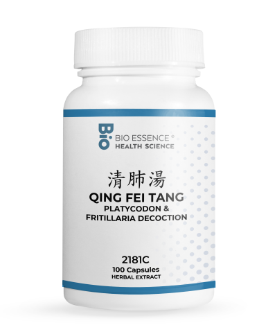 traditional Chinese medicine, herbs, Bioessence,  Qing Fei Tang