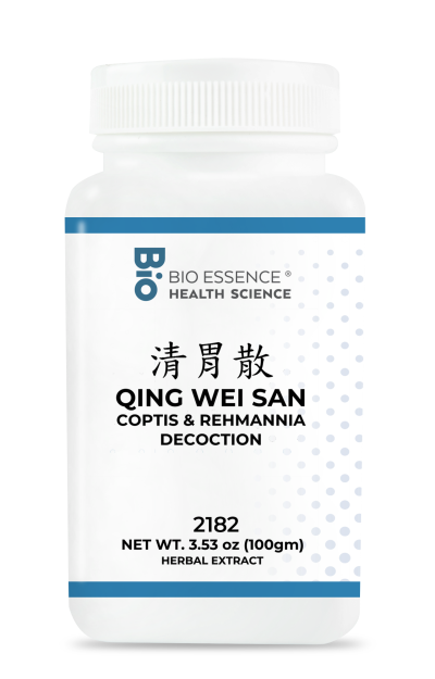 traditional Chinese medicine, herbs, Bioessence,  Qing Wei San