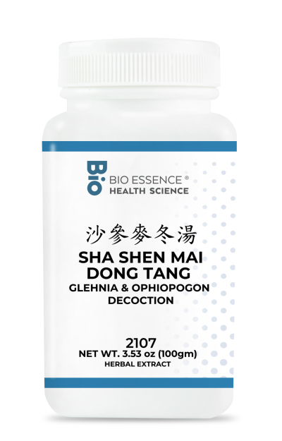 traditional Chinese medicine, herbs, Bioessence,  Sha Shen Mai Dong Tang