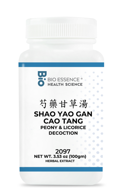 traditional Chinese medicine, herbs, Bioessence,  Shao Yao Gan Cao Tang