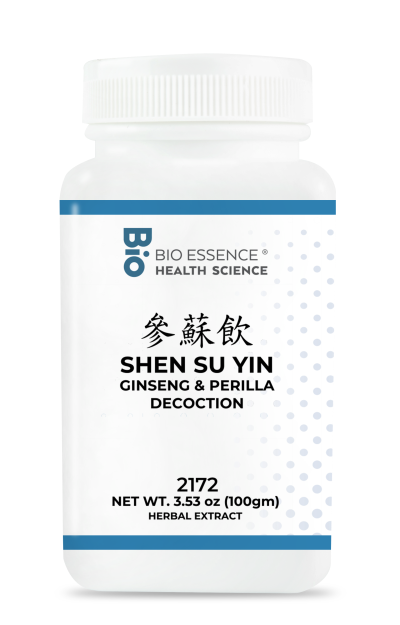 traditional Chinese medicine, herbs, Bioessence,  Shen Su Yin