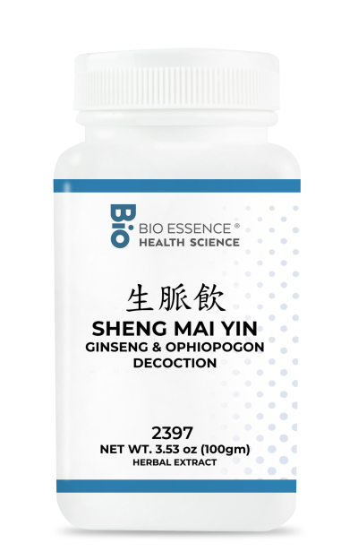 traditional Chinese medicine, herbs, Bioessence,  Sheng Mai Yin