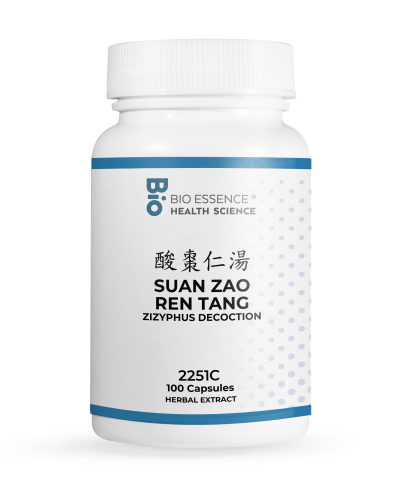 traditional Chinese medicine, herbs, Bioessence,  Suan Zao Ren Tang