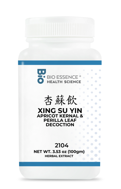 traditional Chinese medicine, herbs, Bioessence,  Xing Su Yin