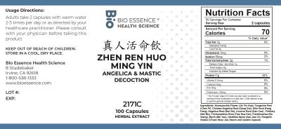 traditional Chinese medicine, herbs, Bioessence,  Zhen Ren Huo Ming Yin