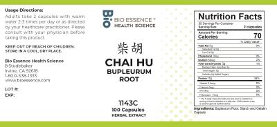 traditional Chinese medicine, herbs, Bioessence, Chai Hu