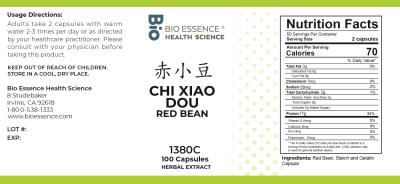 traditional Chinese medicine, herbs, Bioessence, Chi Xiao Dou