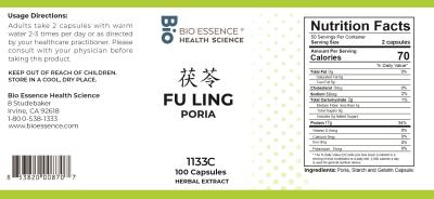 traditional Chinese medicine, herbs, Bioessence, Fu Ling