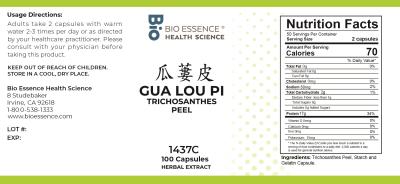 traditional Chinese medicine, herbs, Bioessence, Gua Lou Pi