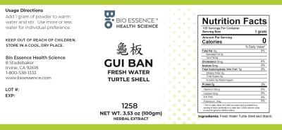 traditional Chinese medicine, herbs, Bioessence, Gui Ban