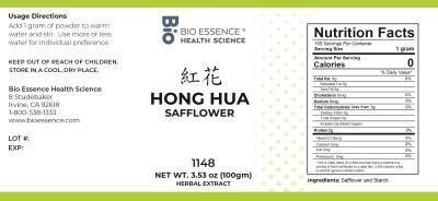 traditional Chinese medicine, herbs, Bioessence, Hong Hua