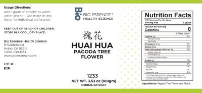 traditional Chinese medicine, herbs, Bioessence, Huai Hua