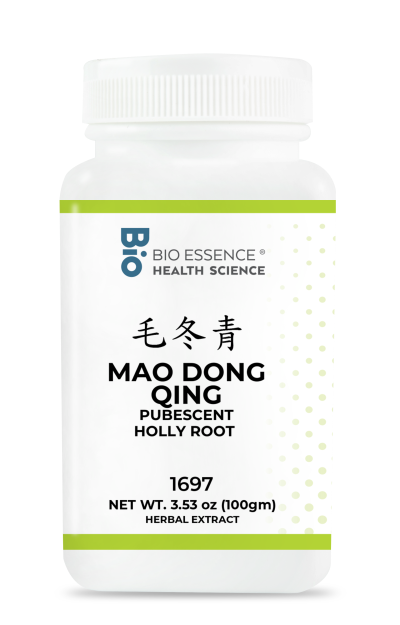 traditional Chinese medicine, herbs, Bioessence, Mao Dong Qing