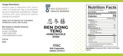 traditional Chinese medicine, herbs, Bioessence, Ren Dong Teng