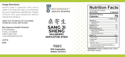 traditional Chinese medicine, herbs, Bioessence, Sang Ji Sheng