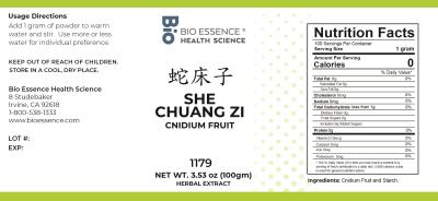traditional Chinese medicine, herbs, Bioessence, She Chuang Zi