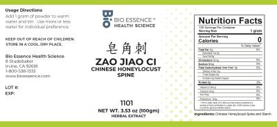 traditional Chinese medicine, herbs, Bioessence, Zao Jiao Ci