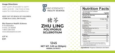 traditional Chinese medicine, herbs, Bioessence, Zhu Ling