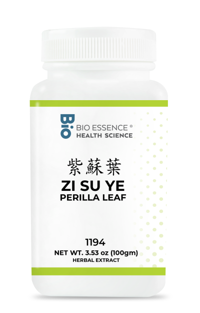 traditional Chinese medicine, herbs, Bioessence, Zi Su Ye