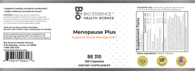 Supplements, Bioessence, Menopause Plus
