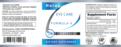 Horus Formula4 Eye Care Capsule