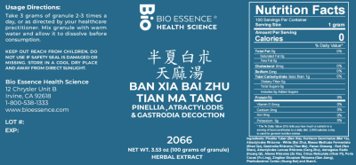 Ban Xia Bai Zhu Tian Ma Tang