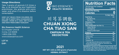 Chuan Xiong Cha Tiao San