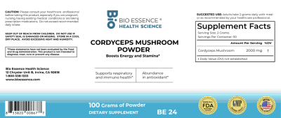 Cordyceps Mushroom Powder